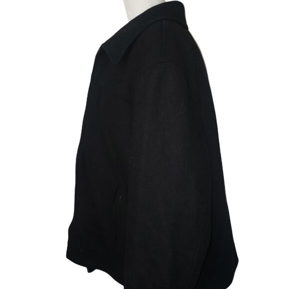 Guess Black Wool Jacket XXL - Picture 3 of 7